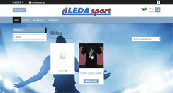 Desktop Screenshot of ledasport.pl